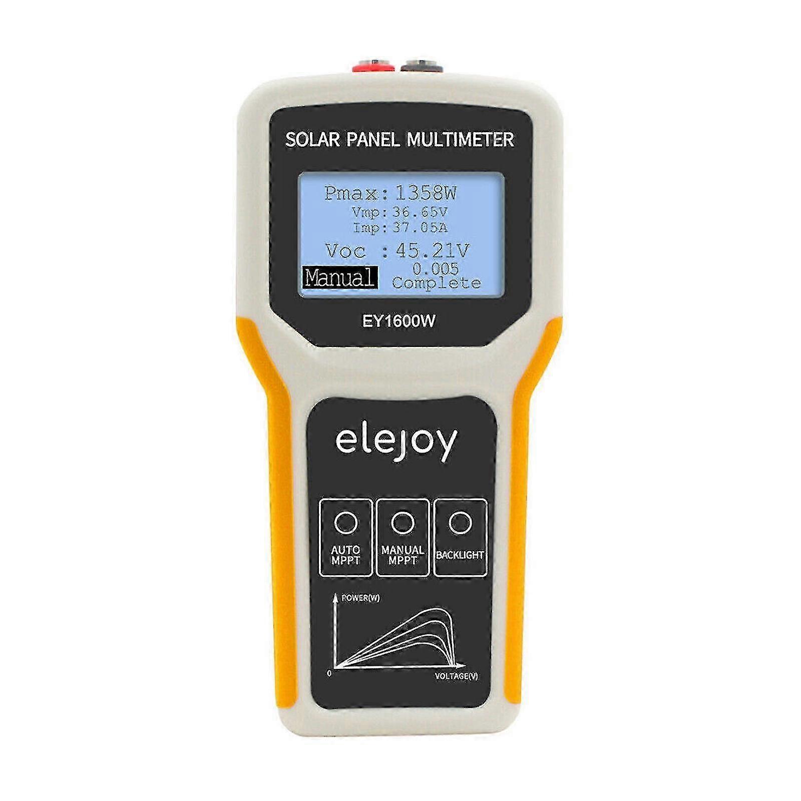 For 1600W Photovoltaic Panel Multimeter Solar Panel MPPT Testing Device Open Circuit