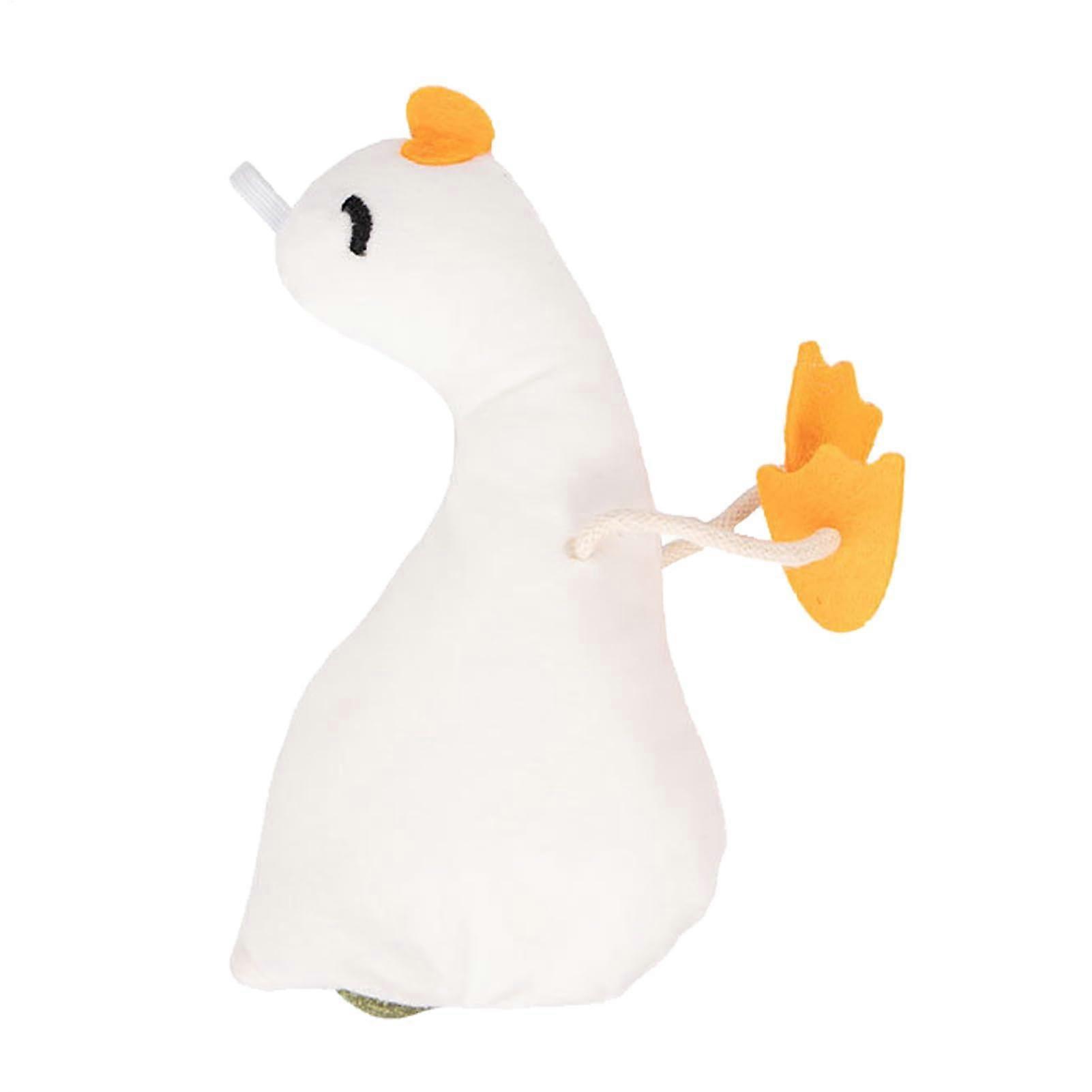 Catnip Toy for Cats, Interactive Duck-Shaped Catnip Ball with Crinkle Paper | Stress Relief Pet Accessory