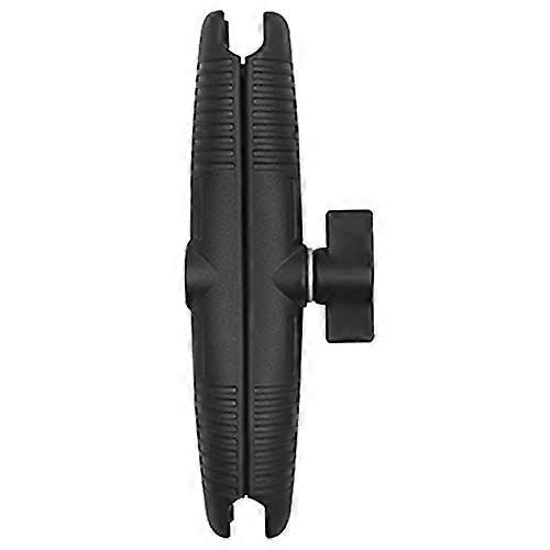 Aluminium Alloy 17 cm Double Socket Arm with 1 Foot Mount for Motorcycle Camera Boom Arm Compatible with Action Cameras