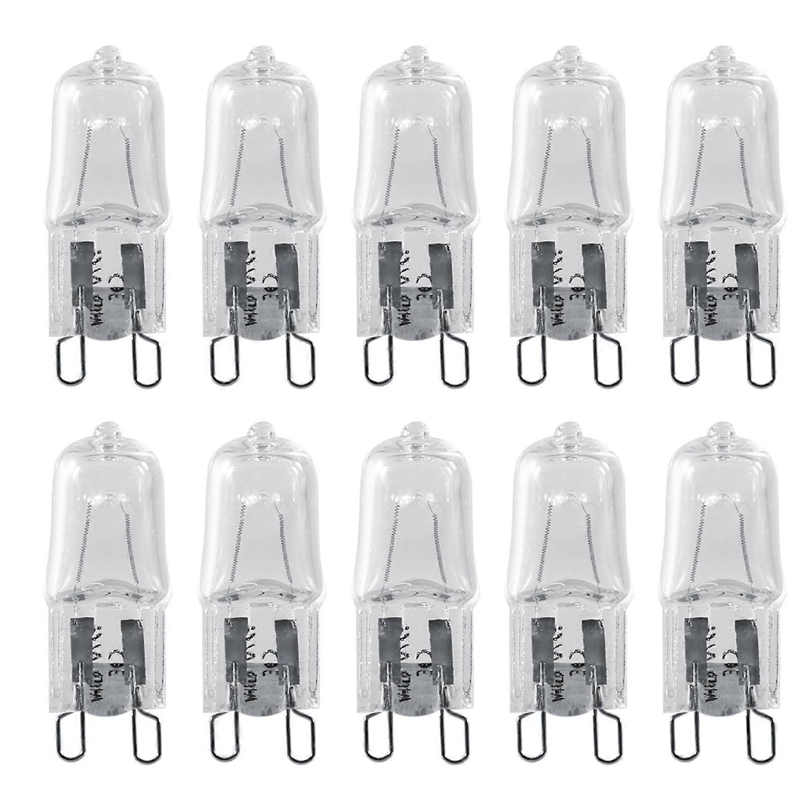 chandelierbulb 10Pcs G9 Base Halogen Light Bulb 120V 40W Lighting Replacement Home Warm White Bright