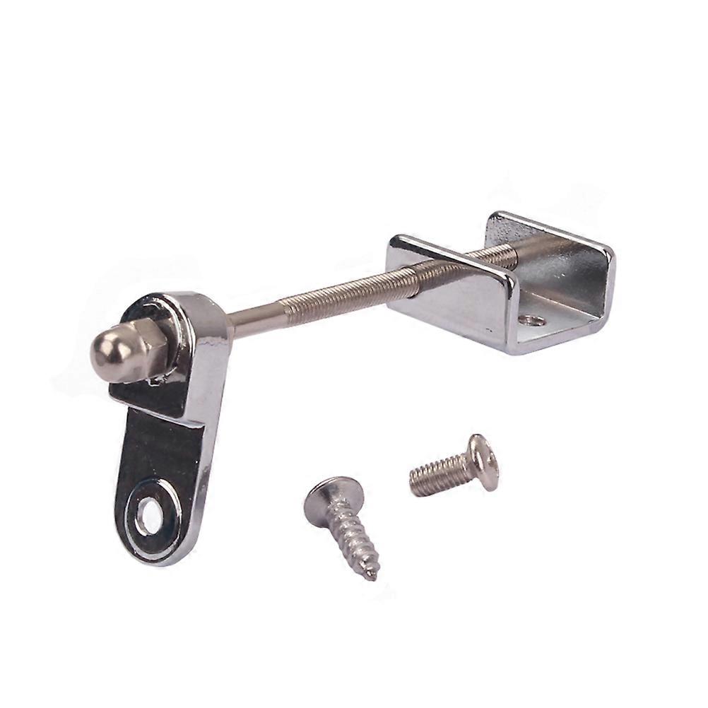 Mandolin Scratch Plate Bracket Mount with Screw 1Set Silver Durable Holder