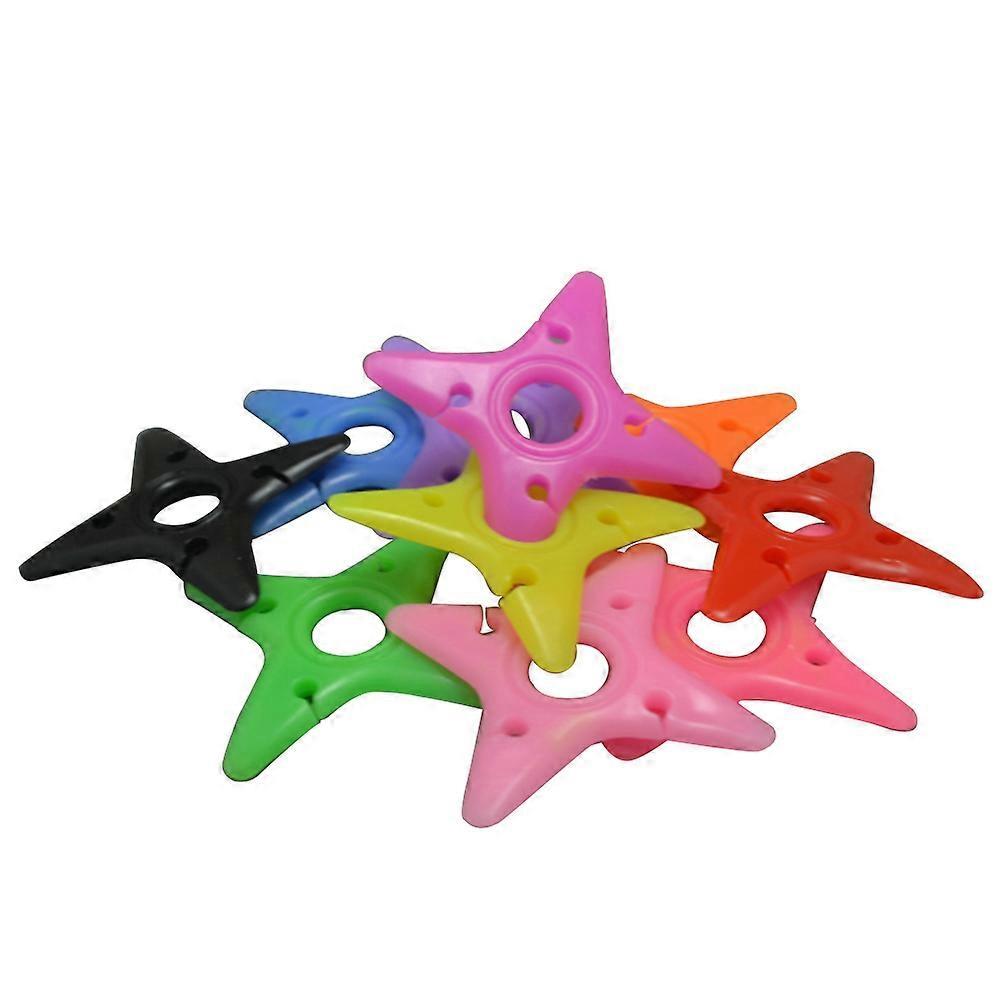Cable Management Star Shape Cord Winder For Headphone Cable Daily Use Assorted Color 10Pcs
