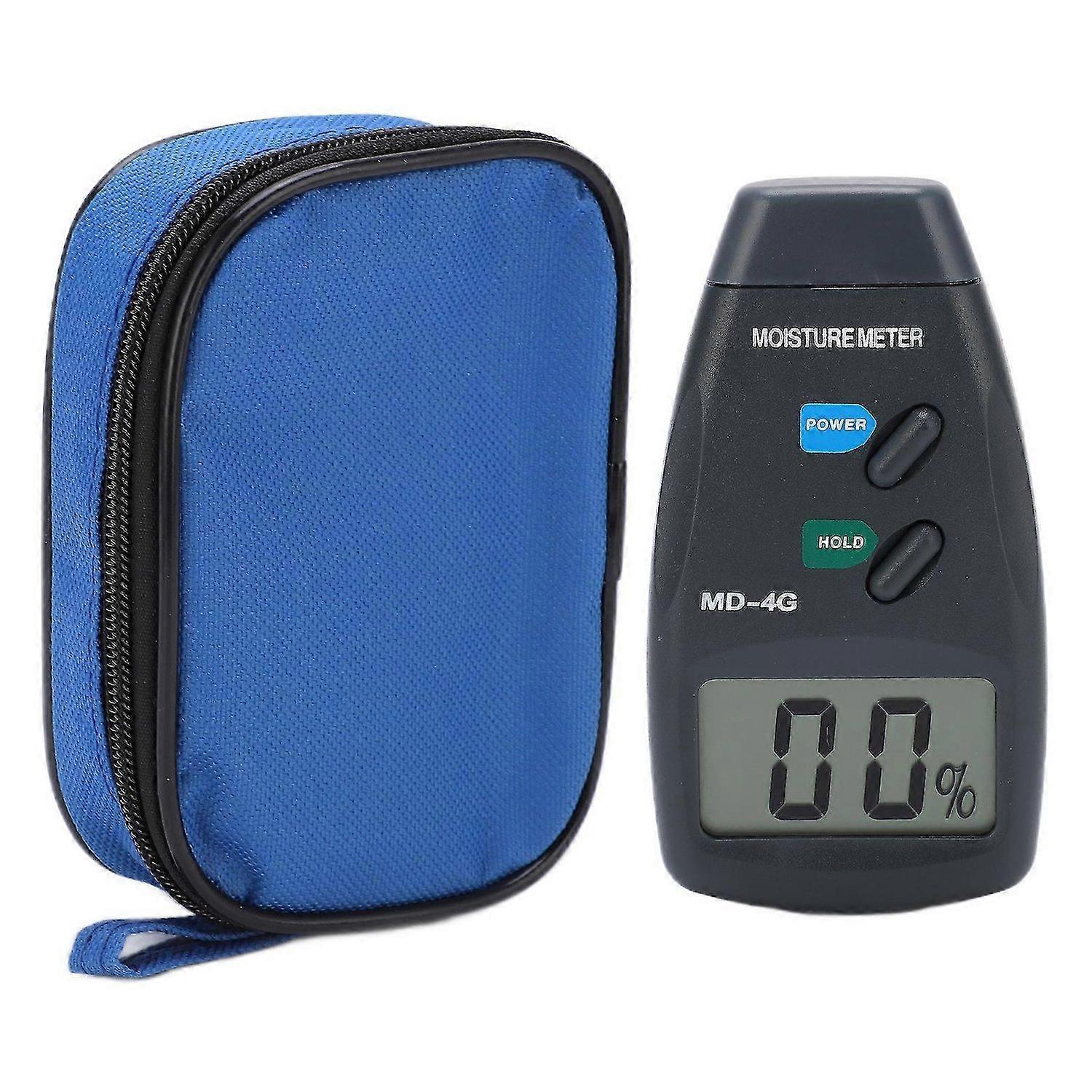 MD4G LCD Wood Moisture Meter ABS Digital Moisture Meter with High Accuracy Reading Lock Function for Industry