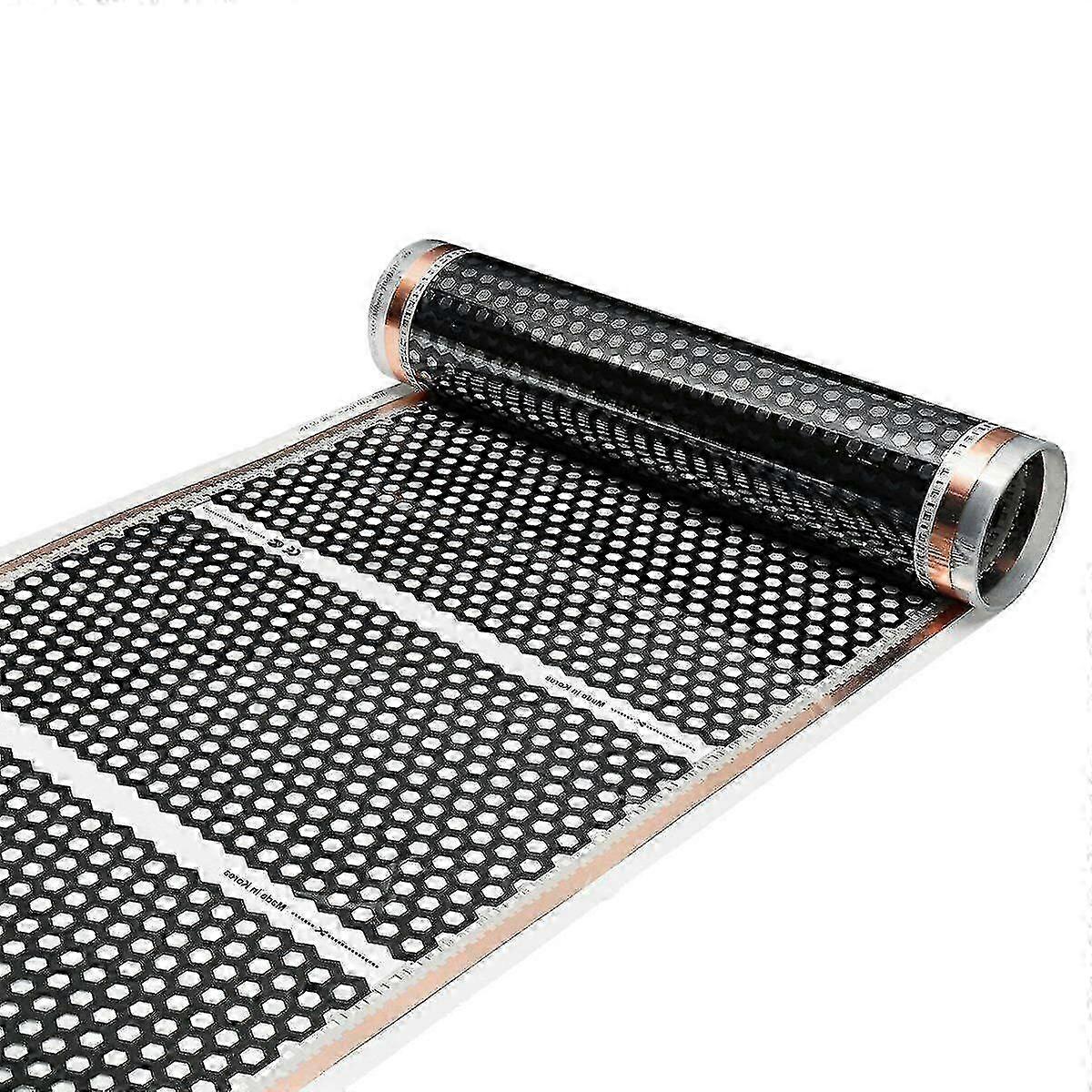 Golvvärme 50cmx2m Honeycomb-värmare Elektrisk infraröd golvvärmefilm 220v