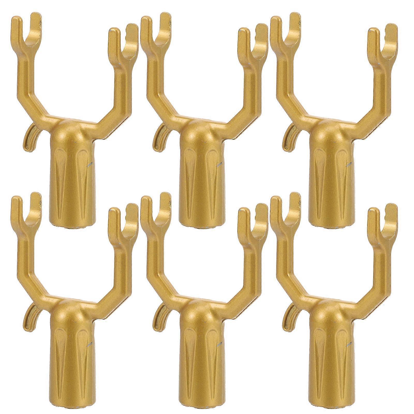 6PCS Aluminum Alloy Tree Branch Supports for Fruit Trees, Metal Plant Braces for Vineyards, Orchards, and Gardens to Enhance Growth and Fruit Yield