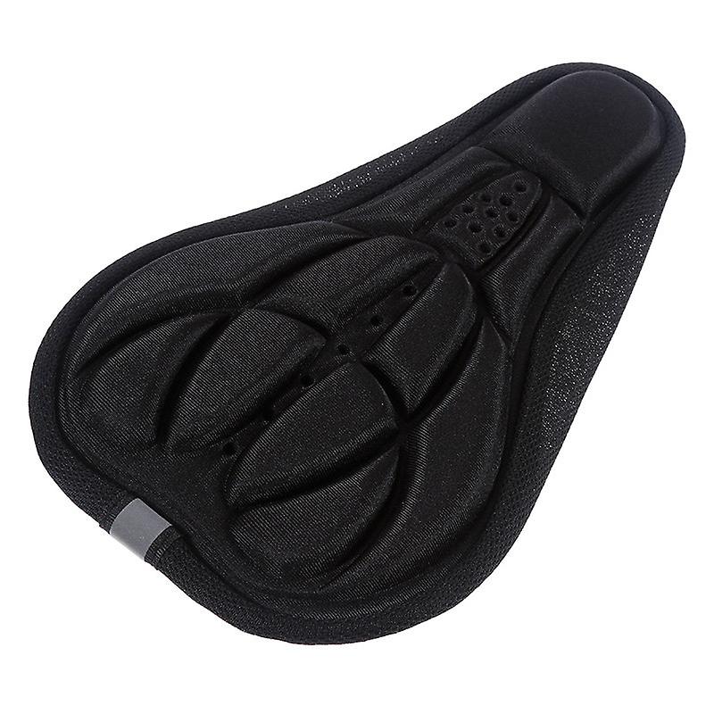 Ergonomic bicycle saddle with protection and reflector