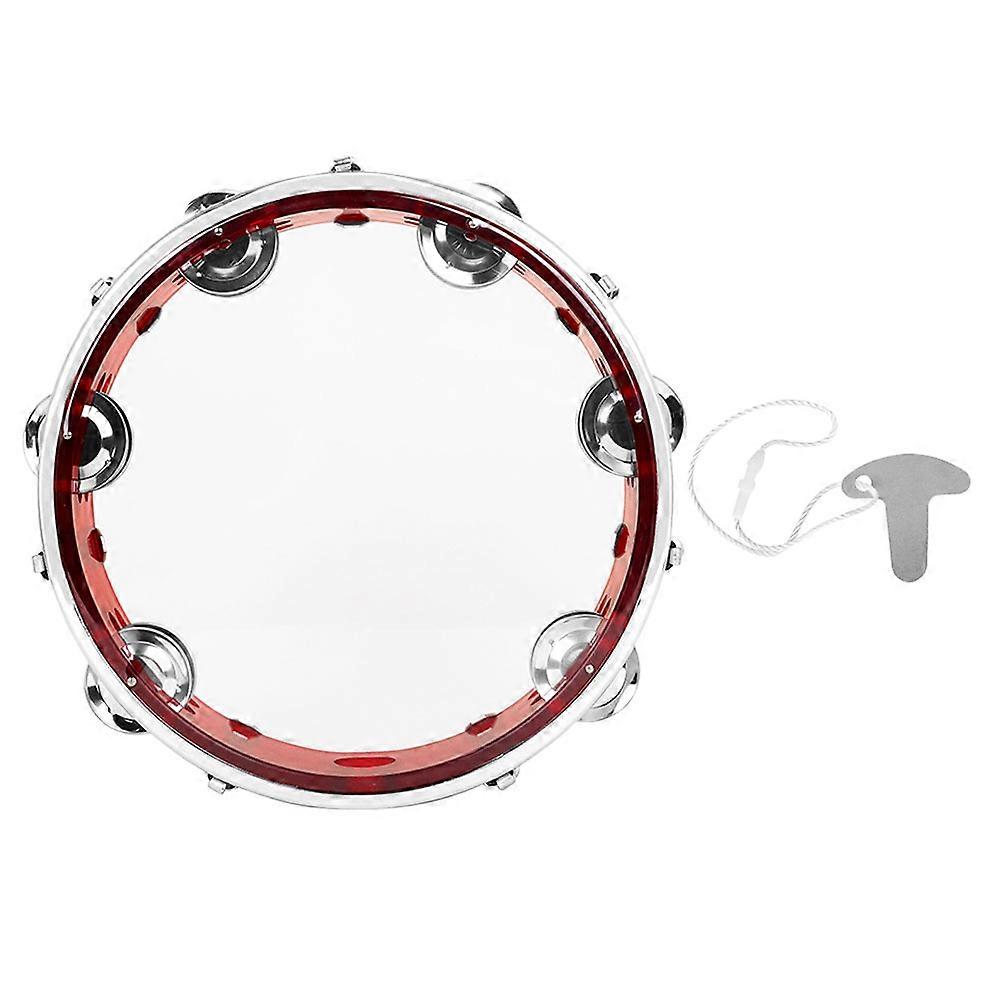 Handheld Tambourine Drum for Music Education and Parties – Safe, Reliable Hand Drum for Adults