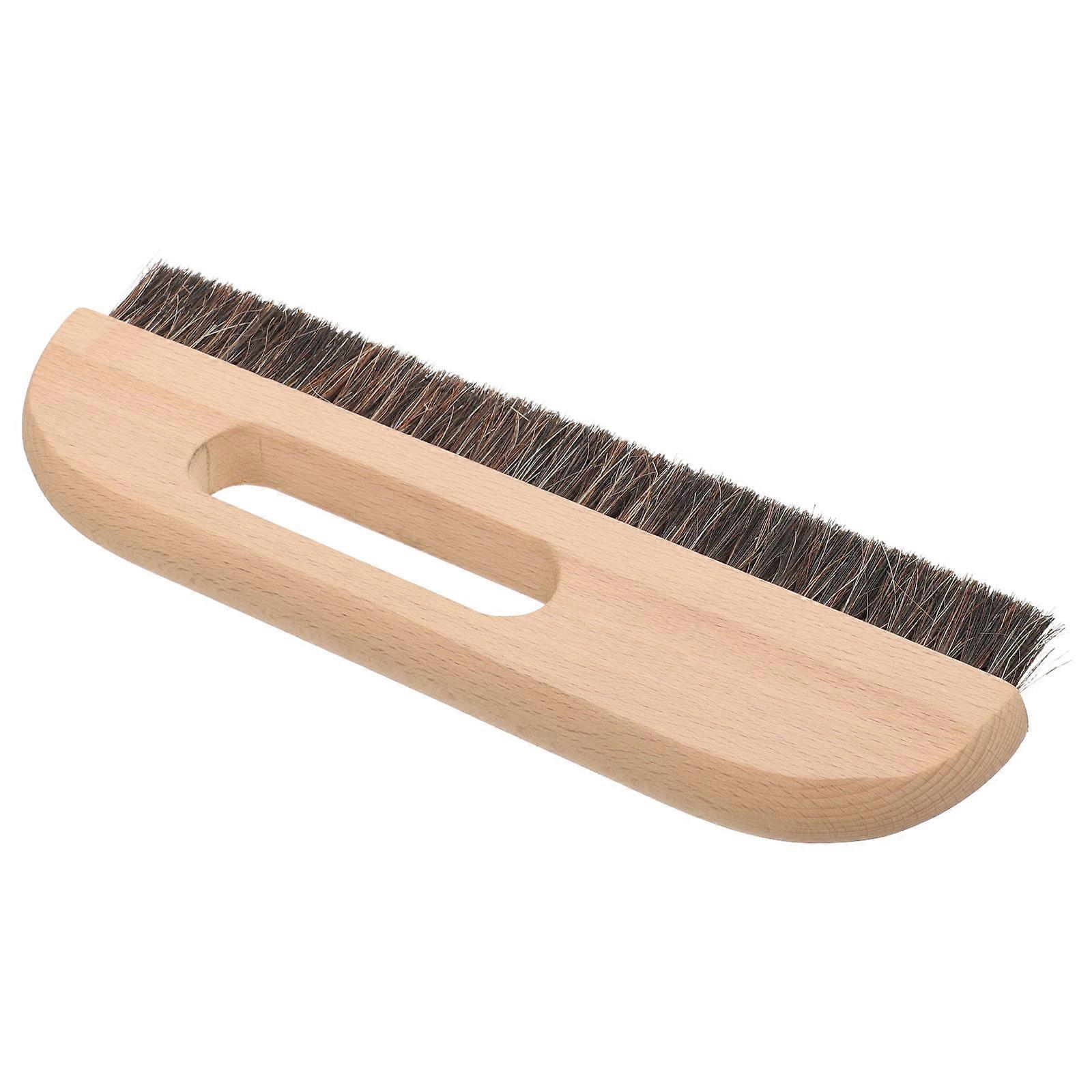 Wallpaper Smoothing Brush with Wood Handle Dense Bristles for Paint and Graffiti Easy to Clean