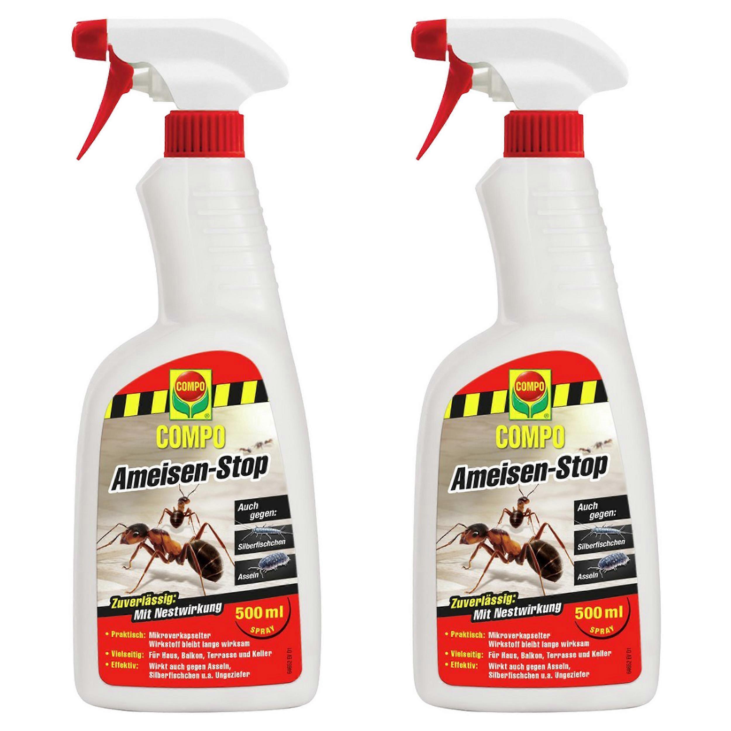 2 x COMPO Ant Stop, 500 ml