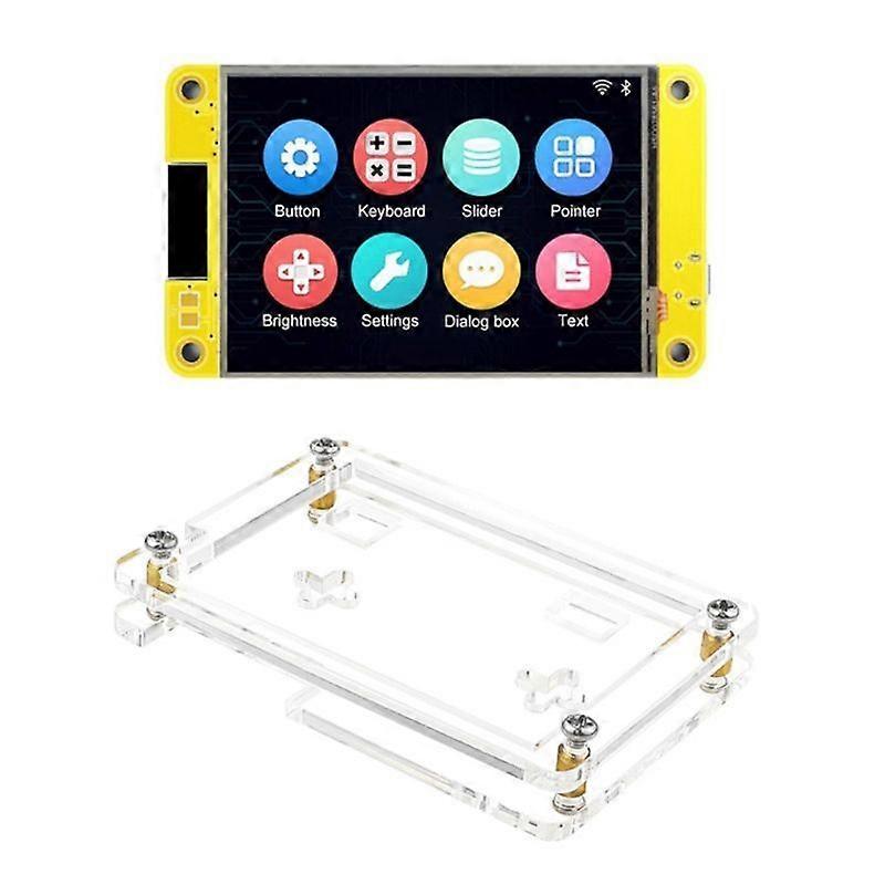 ESP32 Wireless Development Board Case Kit akryylikotelo 2,8 tuuman IPS-näyttö