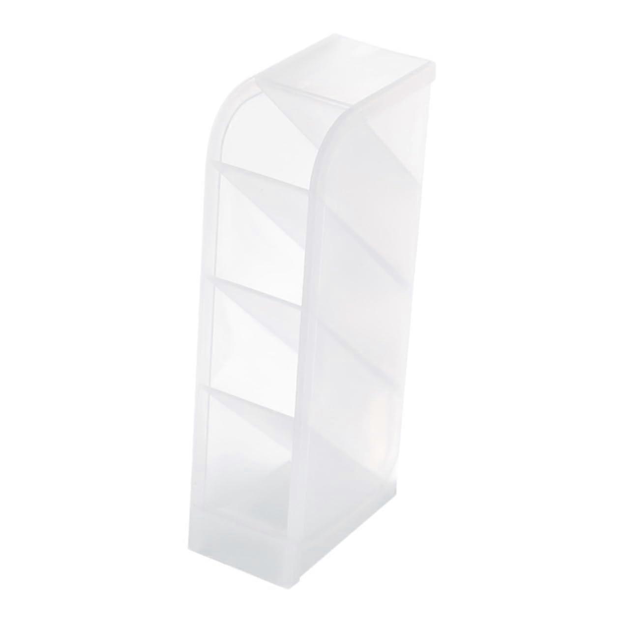 Multifunctional Storage Box for Desk, Transparent Office Organizer with Compartments for Cosmetics and Supplies, Durable Design