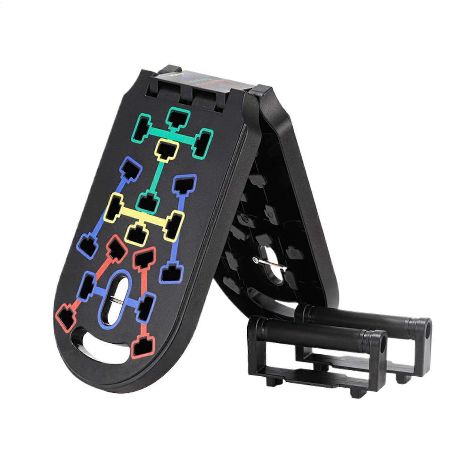 Push Up Boards Foldable Fitness Rack Home Gym System Portable Exercise Equipment For Men Adjustable Angles