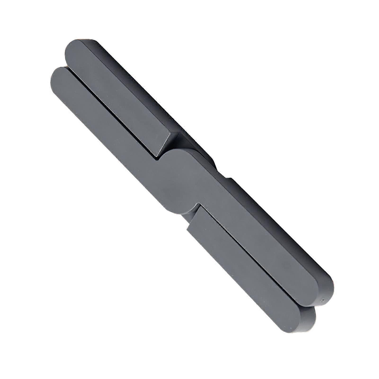 Foldable CrossSilicone Trivet Mats NonSlip Trivet Mats Heat Insulating Pads for Hot Pots Pans in Household Kitchen (Dark Gray)