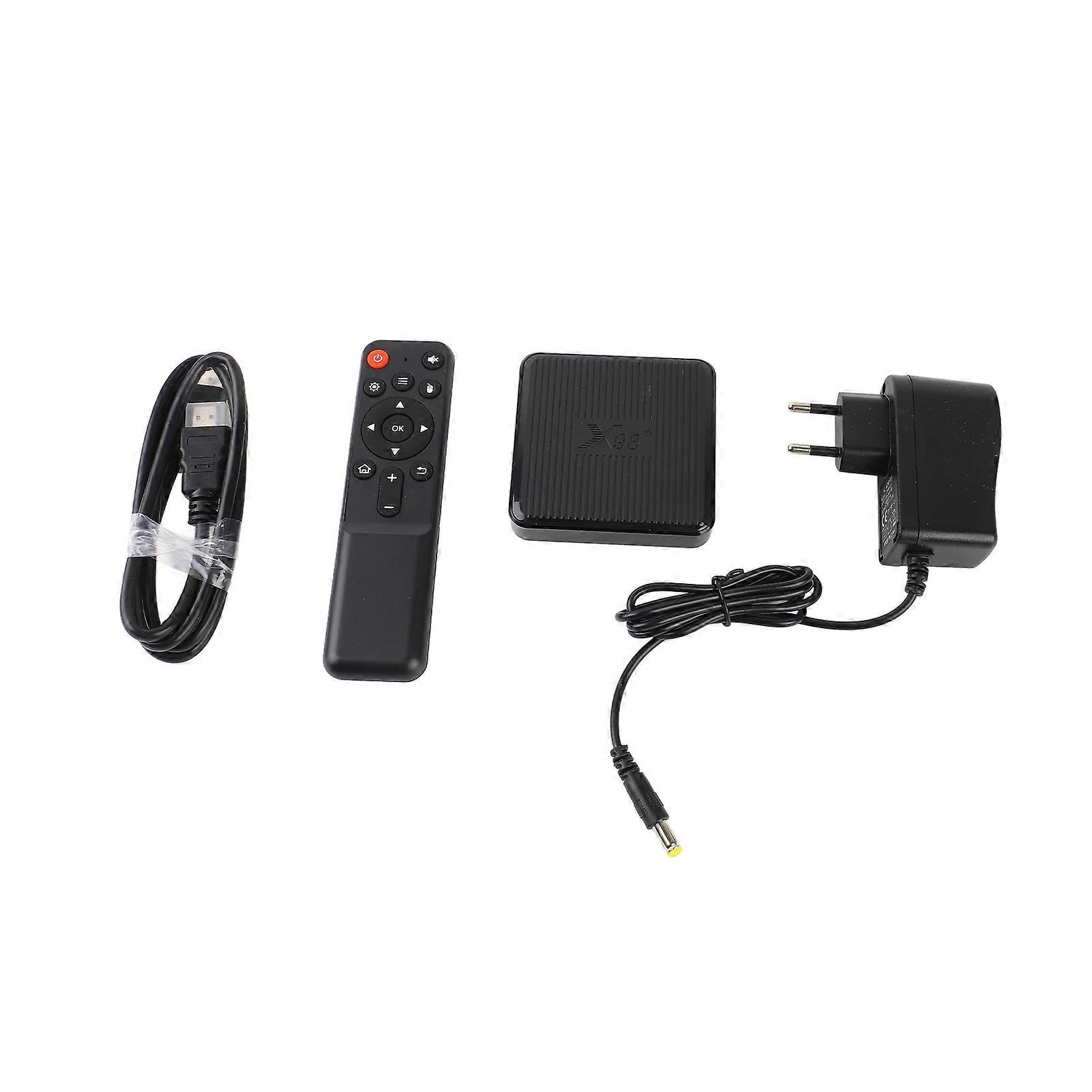 X98Q Smart TV Box für Android 11.0 Amlogic S905W2 Chip UHD 2.4G 5G Dualband WiFi Media Player mit Fernbedienung