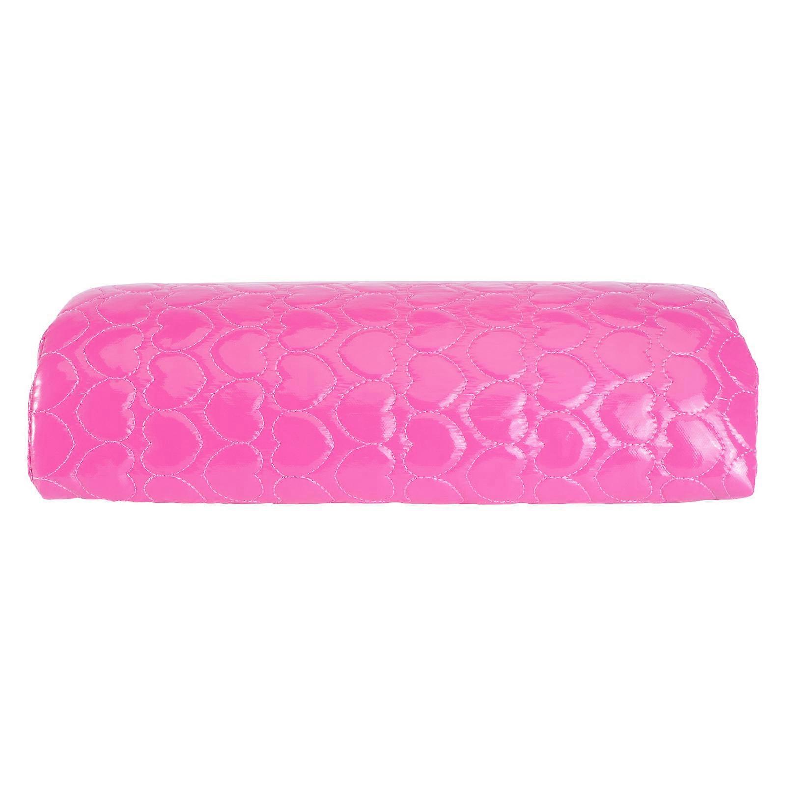 U-Shaped Manicure Hand Pillow Portable Comfortable Wrist Support Rosy 29X13X6Cm 1Pack