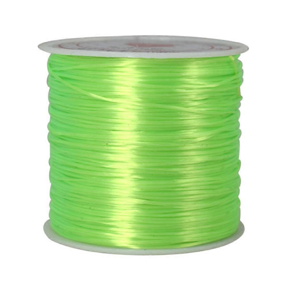 Elastic String For Jewelry Making Flexible String For Bracelets Craft Enthusiasts Yellow 0.5mm 8 Rolls