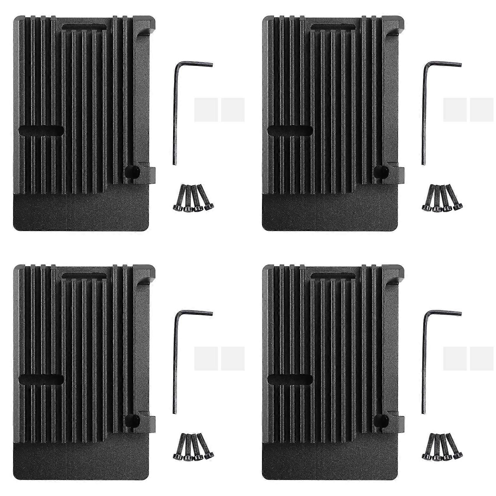 4X for Model B Aluminum Case, Passive Cooling Shell Metal Enclosure for Model B