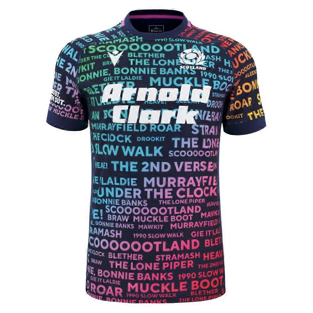 2025-2026 Scotland Rugby Training Jersey (Rainbow)