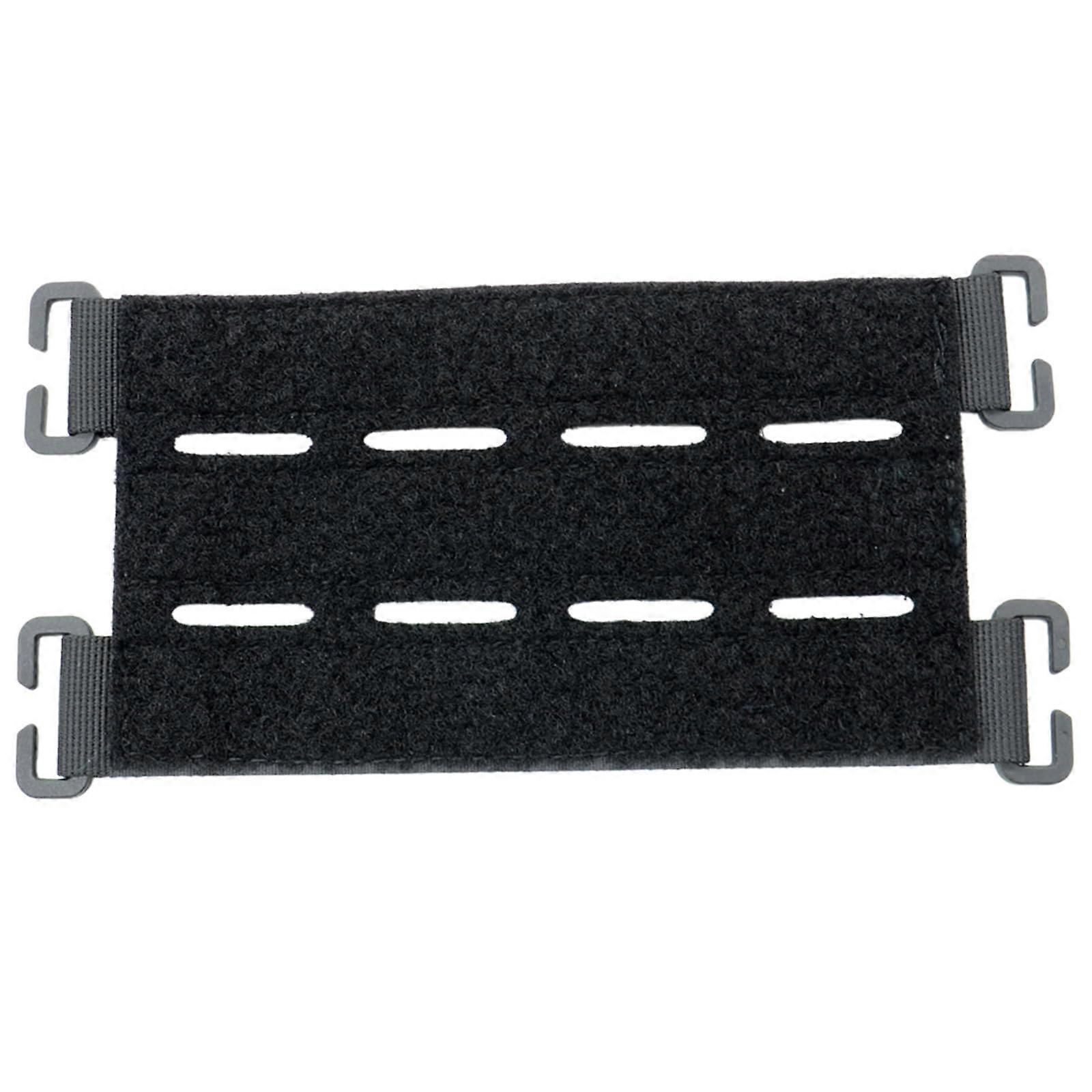 Tactical Patch Velcro Badge Black - MOLLE Compatible Scoreboard Panel, Durable Fabric, Military Style Emblem