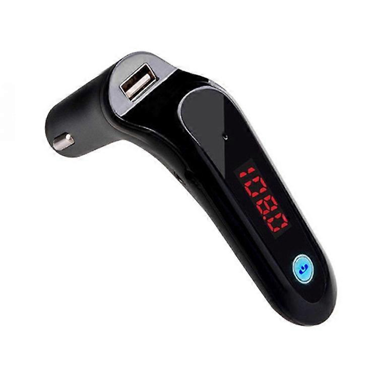 S7 FM bil bluetooth usb oplader, farve: sort s7 sort