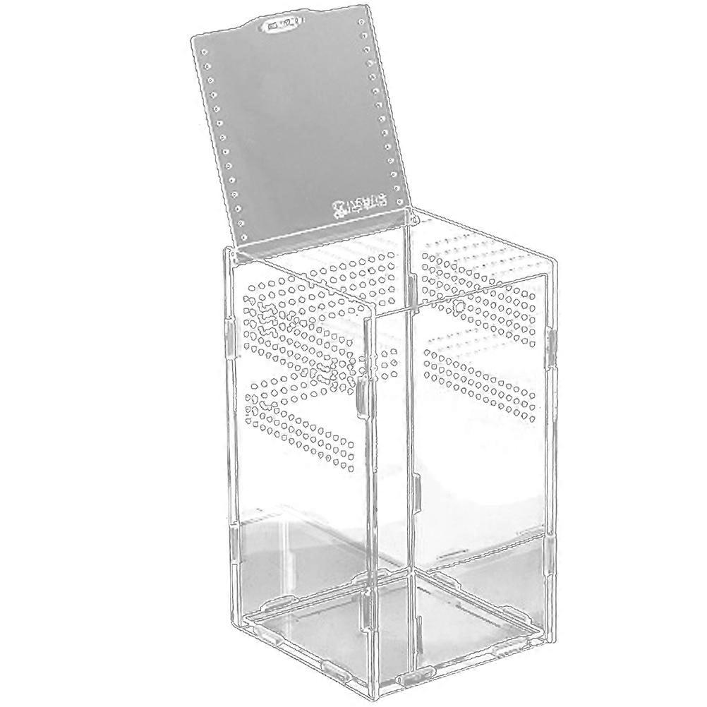 Magnetic Acrylic Reptile Terrarium Transparent Breeder Box for Snakes, Geckos, and Spiders – Durable High Temp Resistant Design for Pet Enclosures