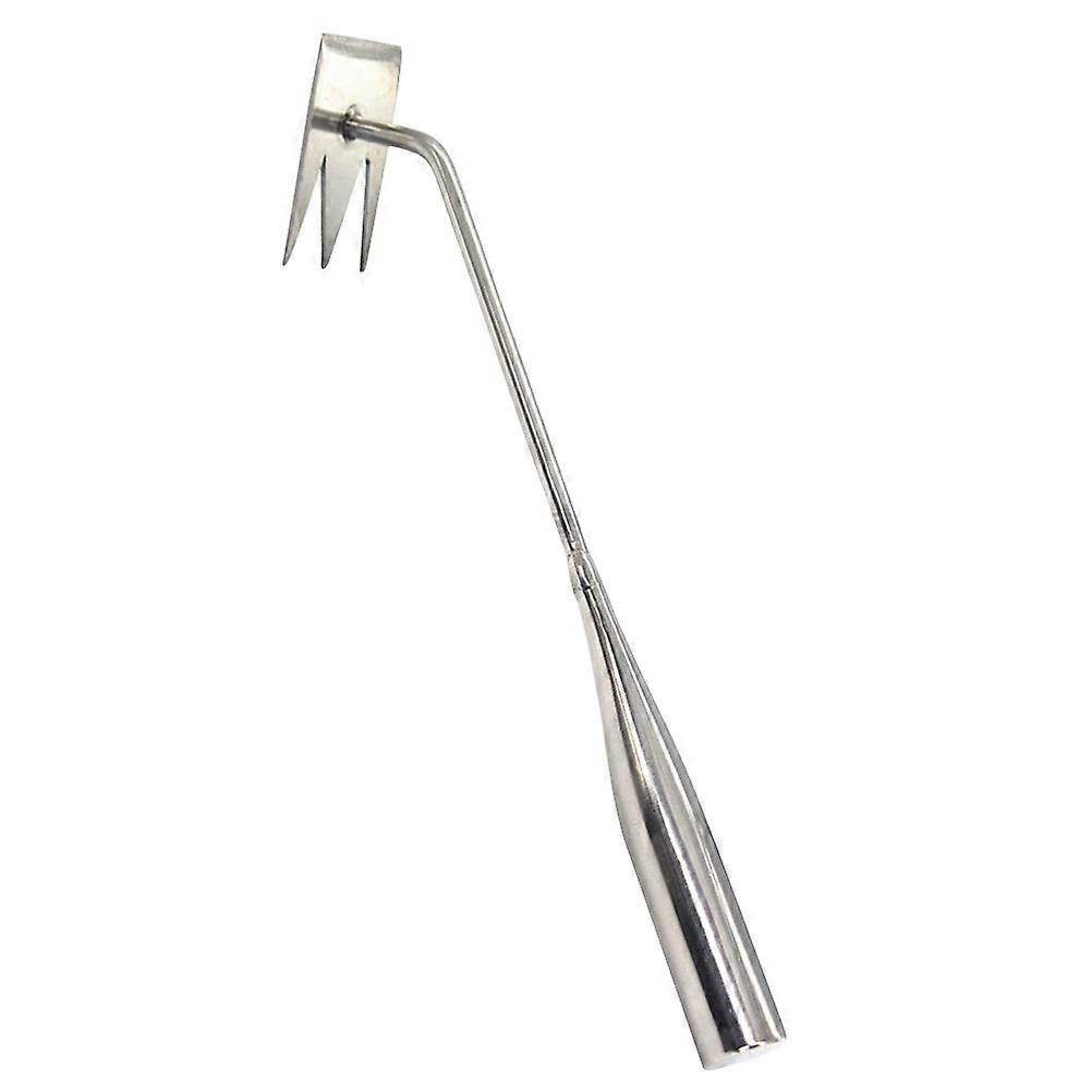 Stainless Steel Hand Weeder with Ergonomic Handle for Gardening Assorted Color 6.3 Inch
