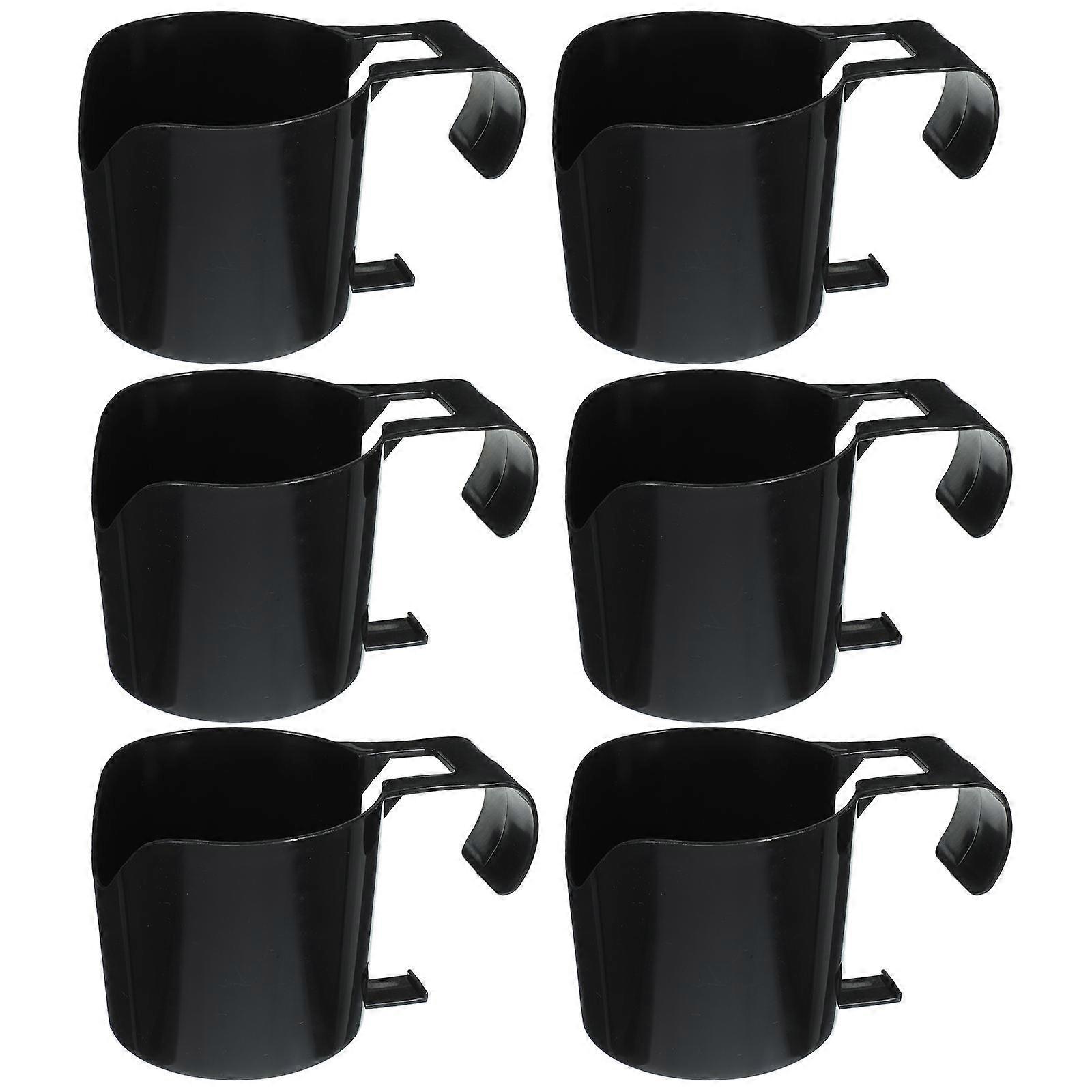 6pcs Plastic Pool Cup Holder   Multi Functional Drink Rack for Bottles, Cans & Glasses, Easy Installation, Durable & Practical Design for Swimming