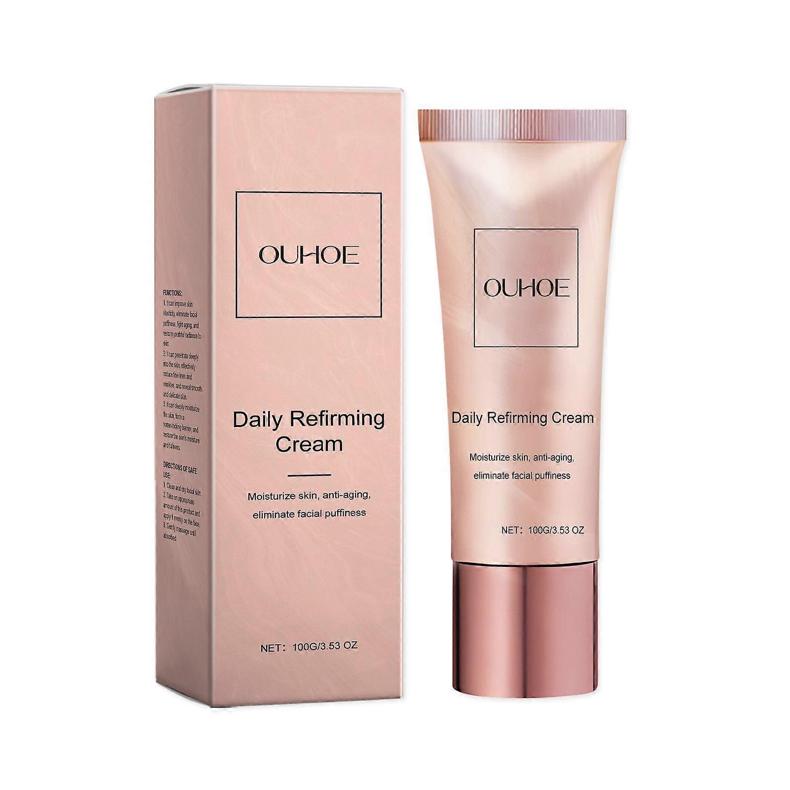 Firming & Wrinkle-Reducing Cream, Daily Refirming Cream, Anti-Wrinkle Firming Cream, Nourishes and Moisturizes, Reduce Fine Line, For All Skin Types