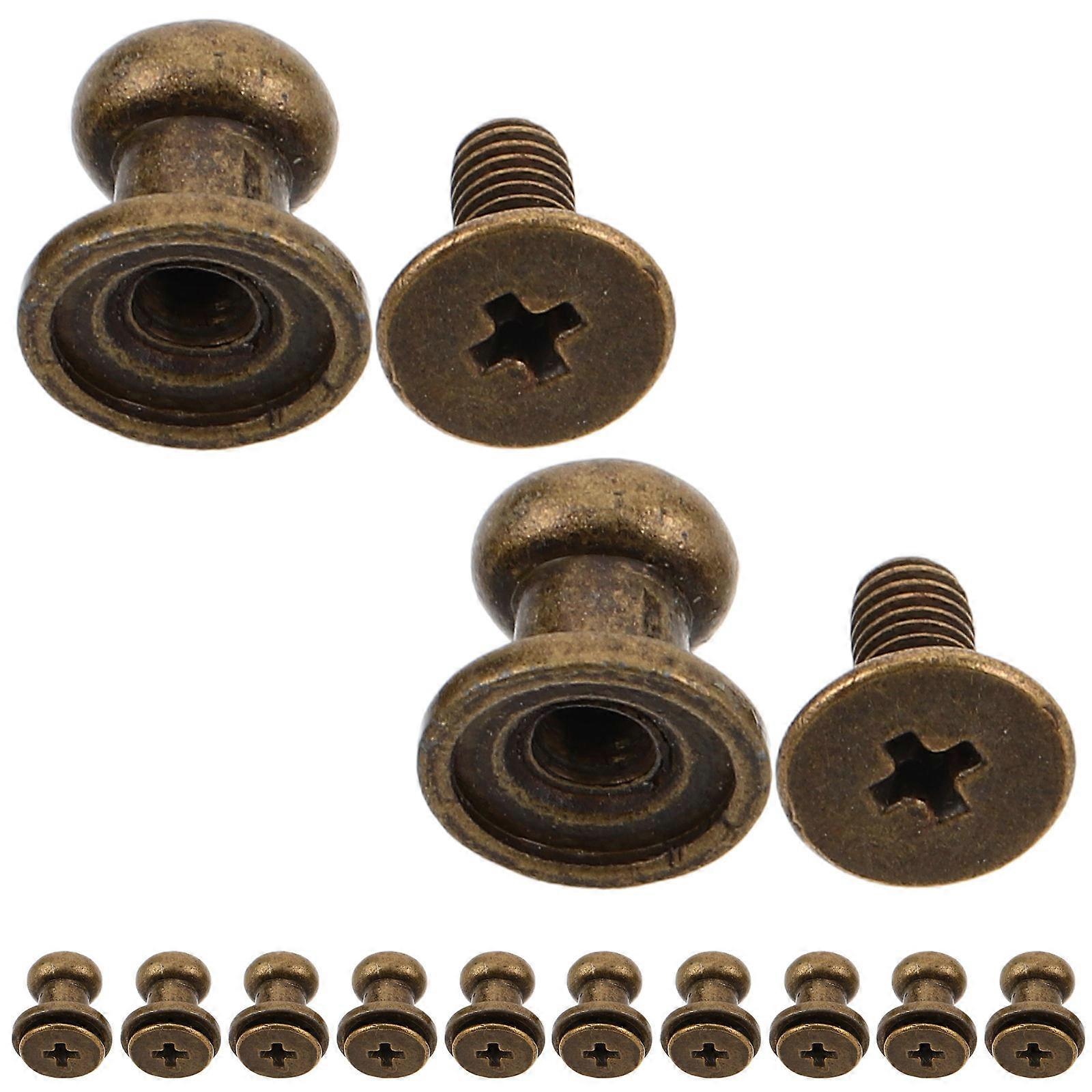 30Pcs Dark Brown Zinc Alloy Door Knobs for Cabinet Furniture Home Use Durability Ensured 4.5 Inches