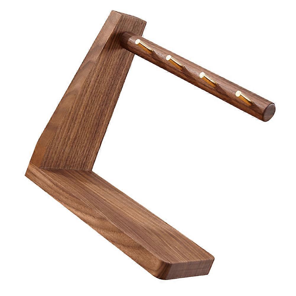 Entryway Key Storage Walnut Key Rack Retro Home Use 8.7X7.9X3.1In Stable Structure 1Pc