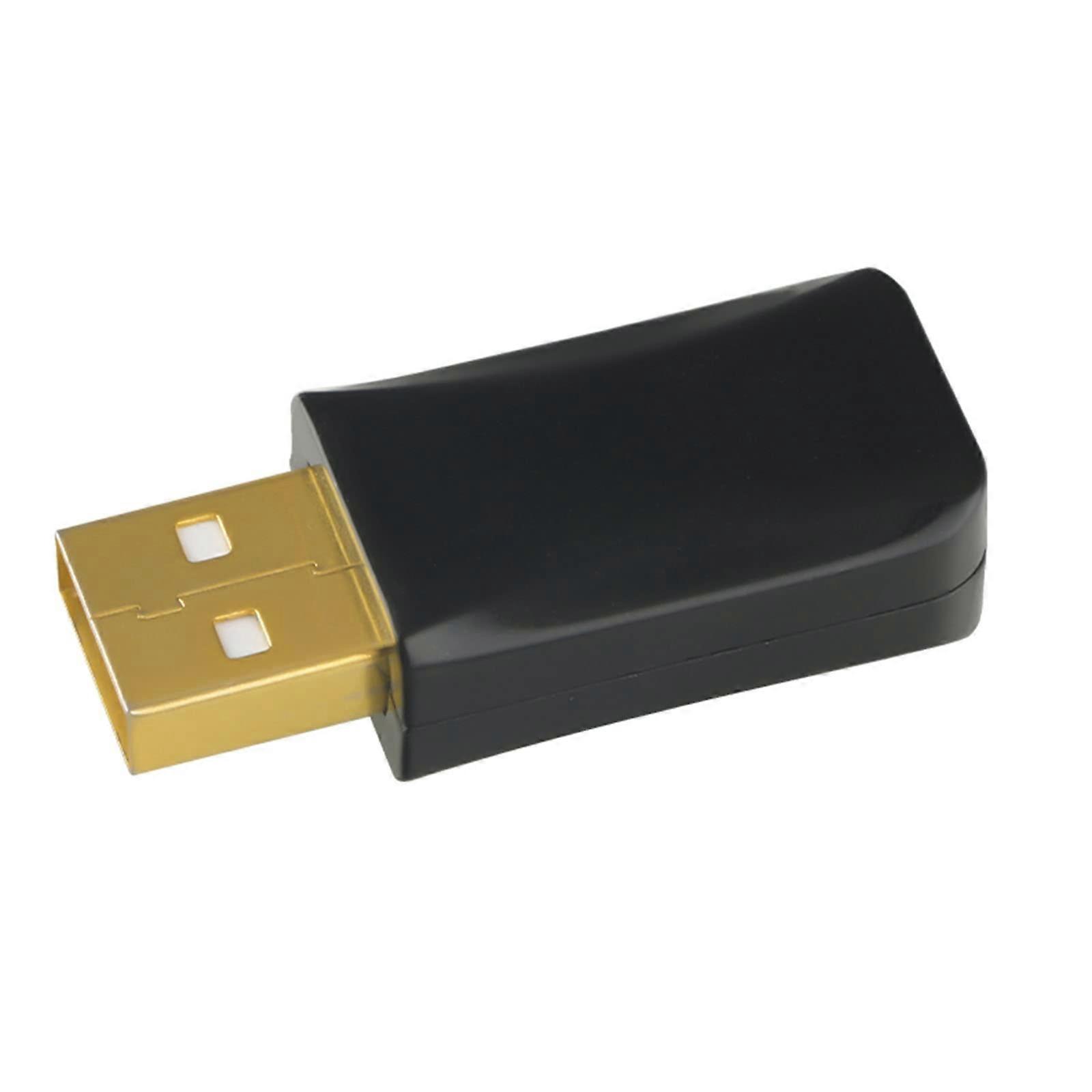 Aluminum Alloy USB 2.0 A/B Decoder Cable Adapter Plug Extension Data Cable Converter Socket Black Connector