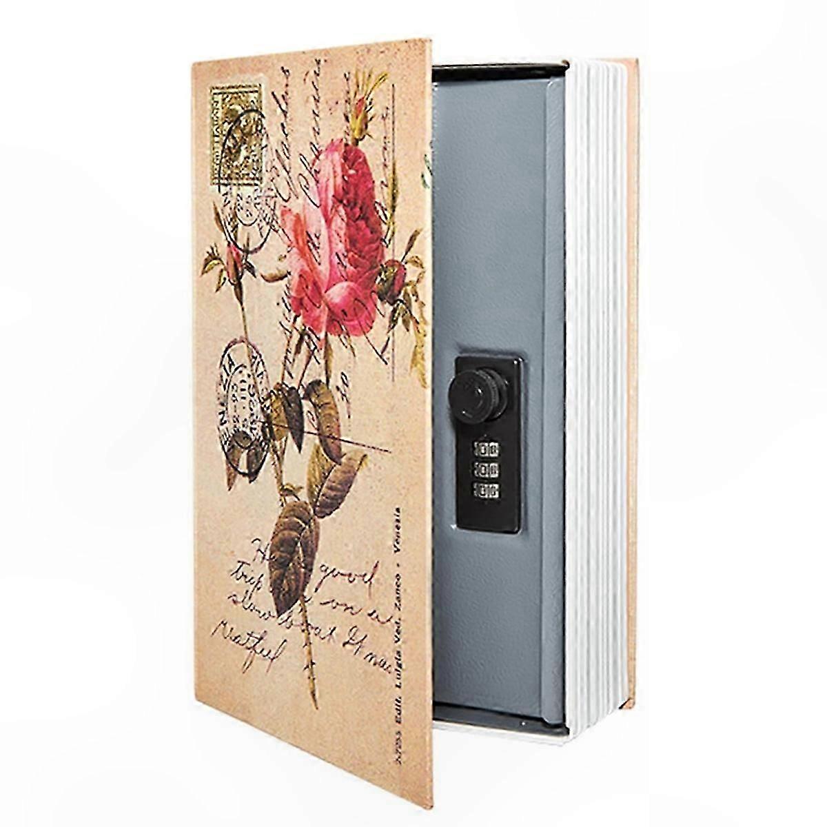 Password Lock Book Safe Box for Home Security and Decoration