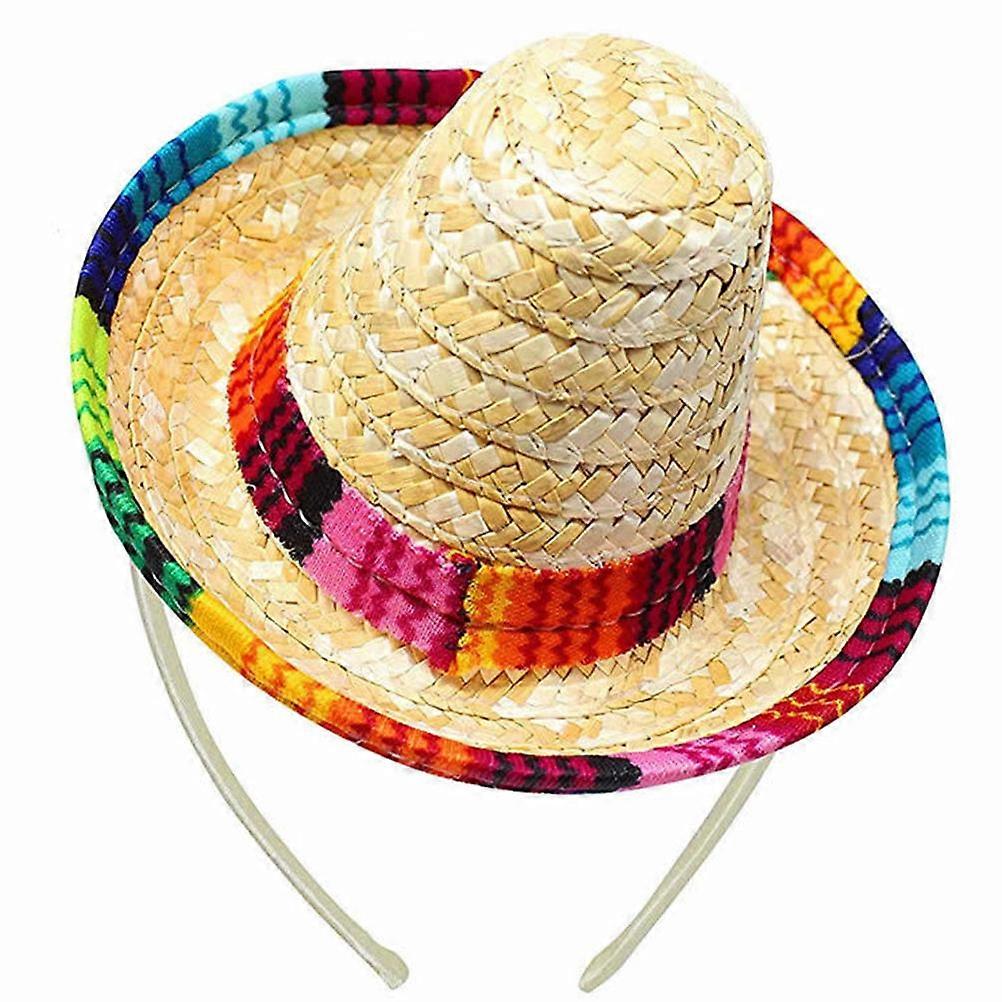Adorable Lightweight Mini Hat Headwear with Random Color Patterns for Dogs and Cats – Fun Pet Hair Hoop Accessory for Small Pets