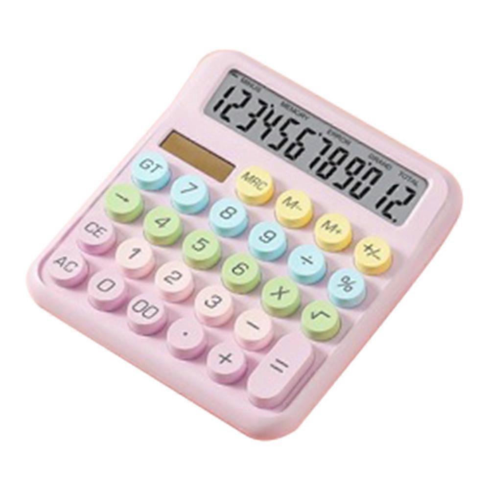 Candy-Colored Desktop Calculator for Office & School, E