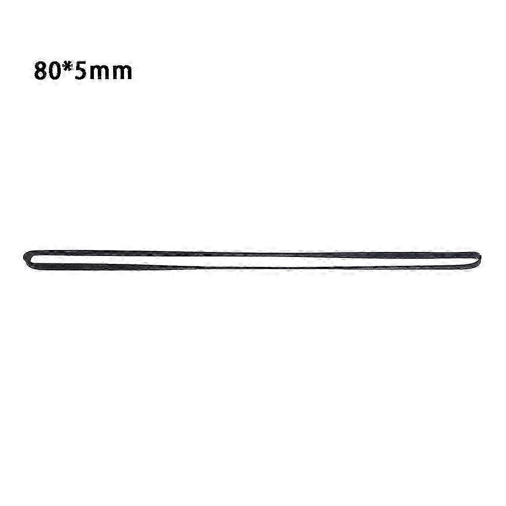 An Assorted Common 5mm Wide Flat Rubber Belt for a Cassette Tape Machine Recorder, Repeater, or DVD Drive (105mm)
