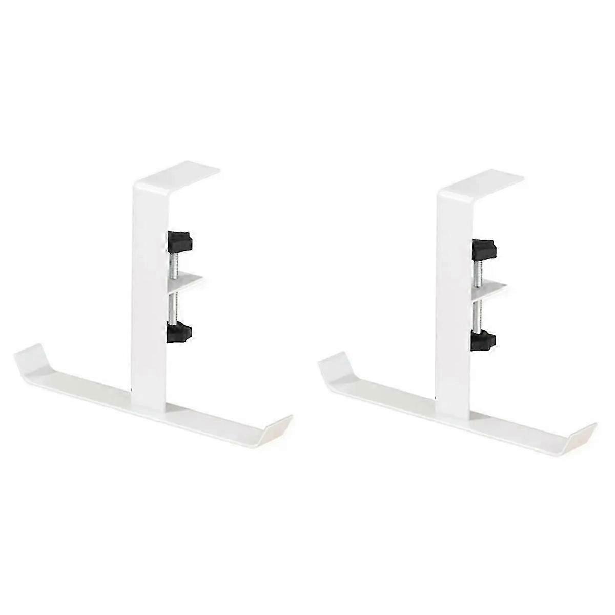2pcs adjustable desk edge hook without punching office desktop edge hanging bag hook backpack stora p