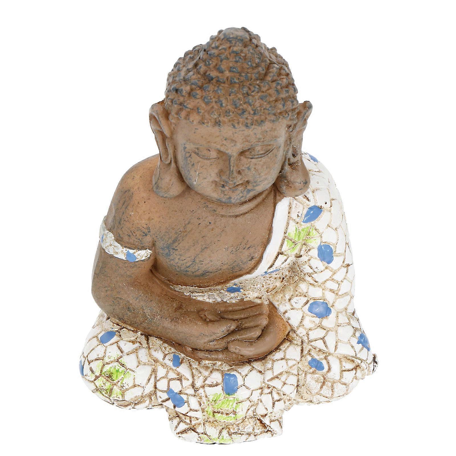 Home Statue Resin Desktop Figurine Ornament Classic Compact Design 4.5x3.5x8cm 1Pack