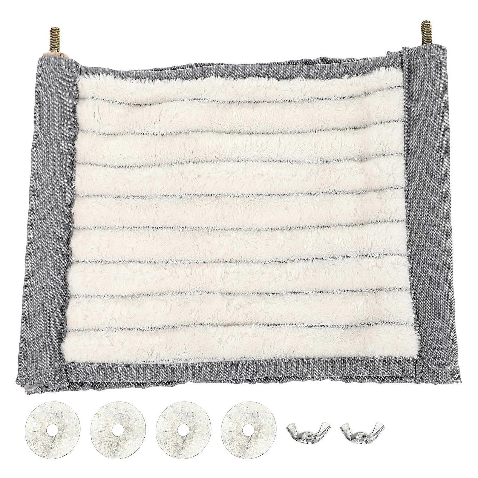 Warm Hammock for Small Pets Comfortable and Safe Composite Material Grey One Piece 7 Inch