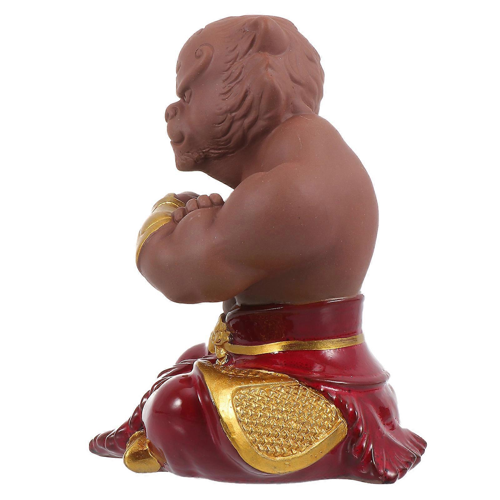 Elegant Tiger Sculpture Ornament Perfect For General Users With A Lifelike Appearance And 1Pc Format