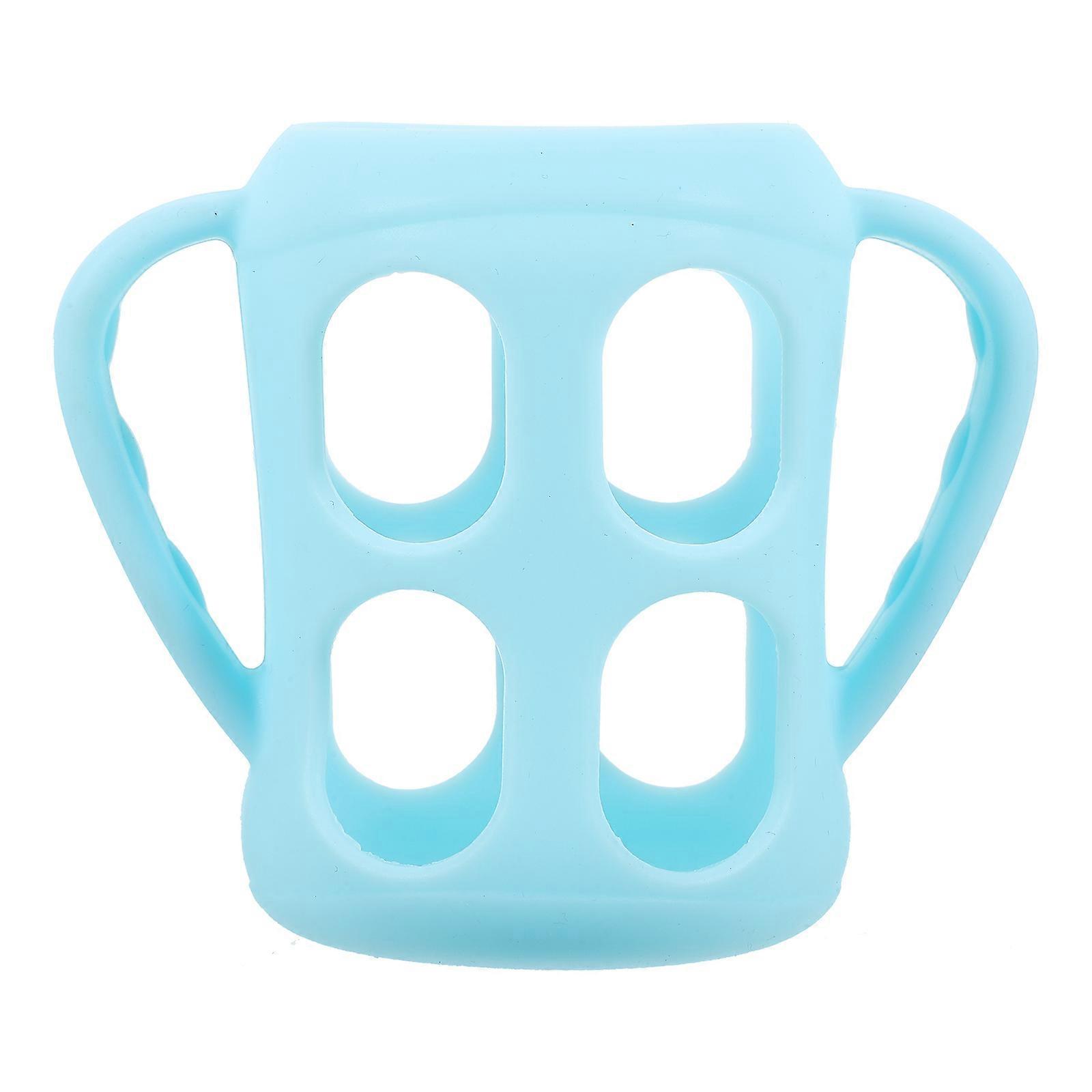 Lightweight Silicone Bottle Handle Sleeve for Milk Bottles – Comfortable Grip Support for Showers and Grip Development