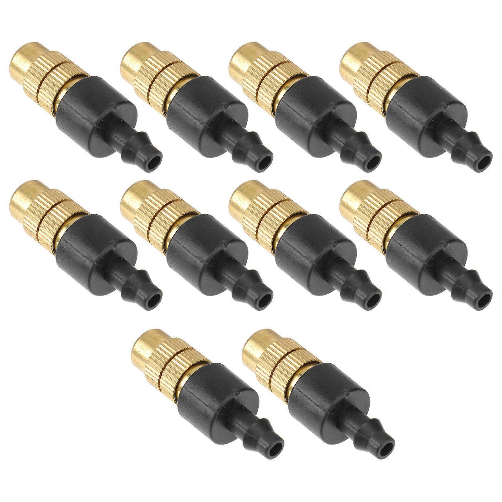 Irrigation Drippers 12Set for Gardeners Adjustable Spray Nozzle with 4/7 Barb Connection Technology