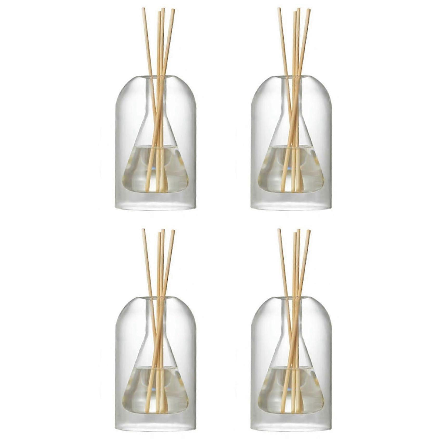 4X Storage Containers, Diffuser Bottles, Aromatherapy Diffuser Bottle, Modern Diffuser Glass Bottle, Essential Oil Organizer