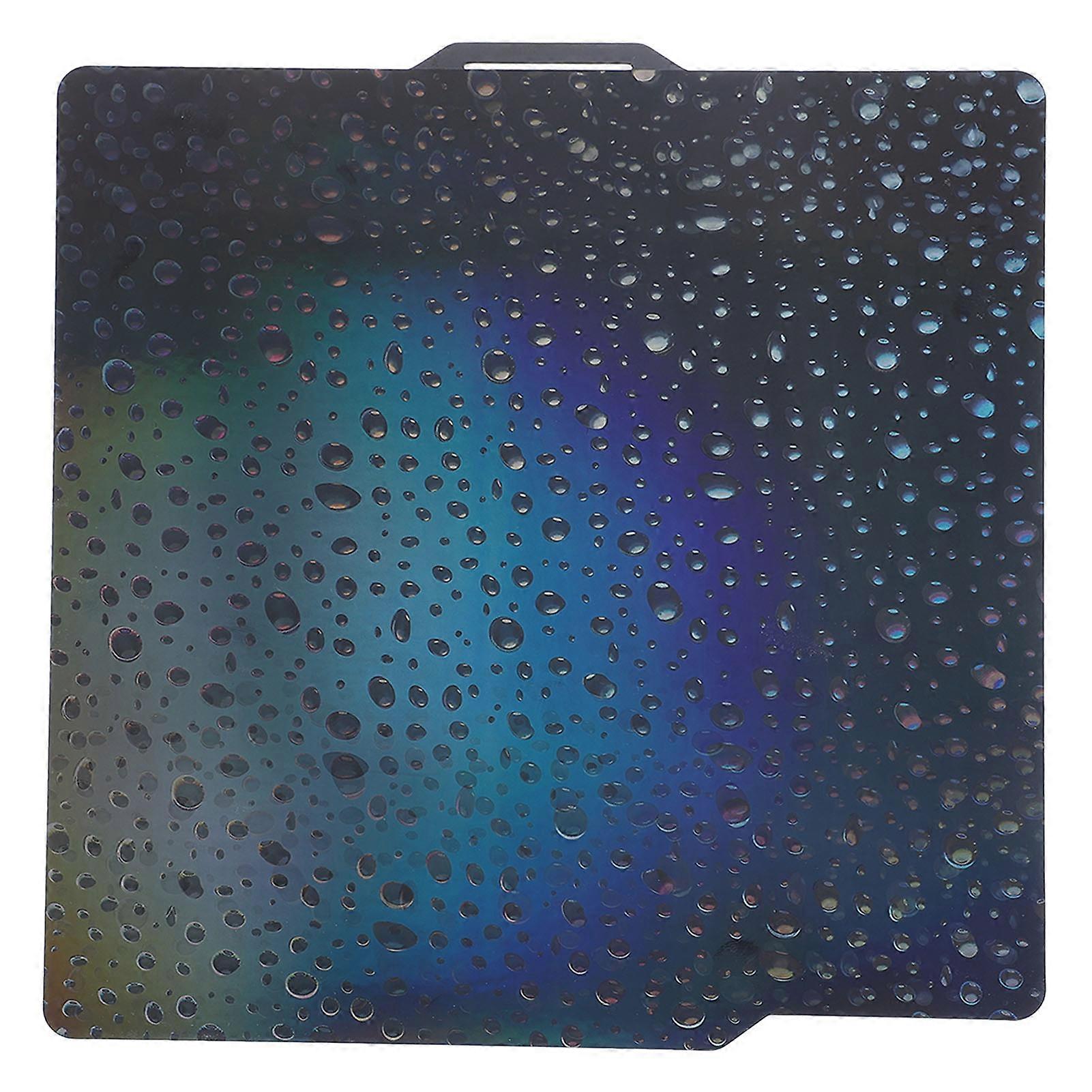 3D Printer Build Plate Slick PEH Heart and Water Drop Pattern 3D Printers Flexible Print Bed for Banmbu Lab X1C P1P P1S