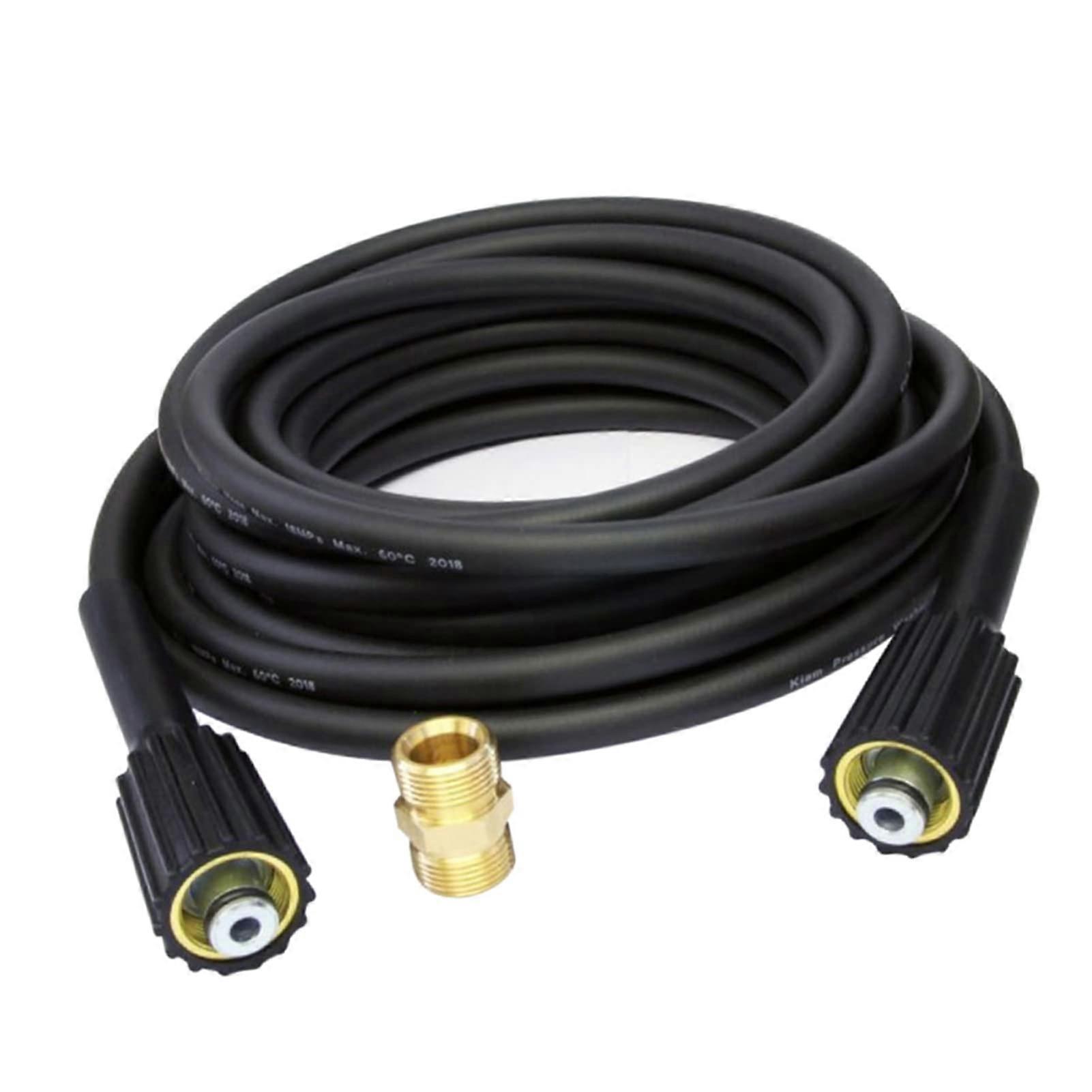 Pressure Washer Hose, 10M Extension Hose with M22 Plug Coupling for Pressure Washer