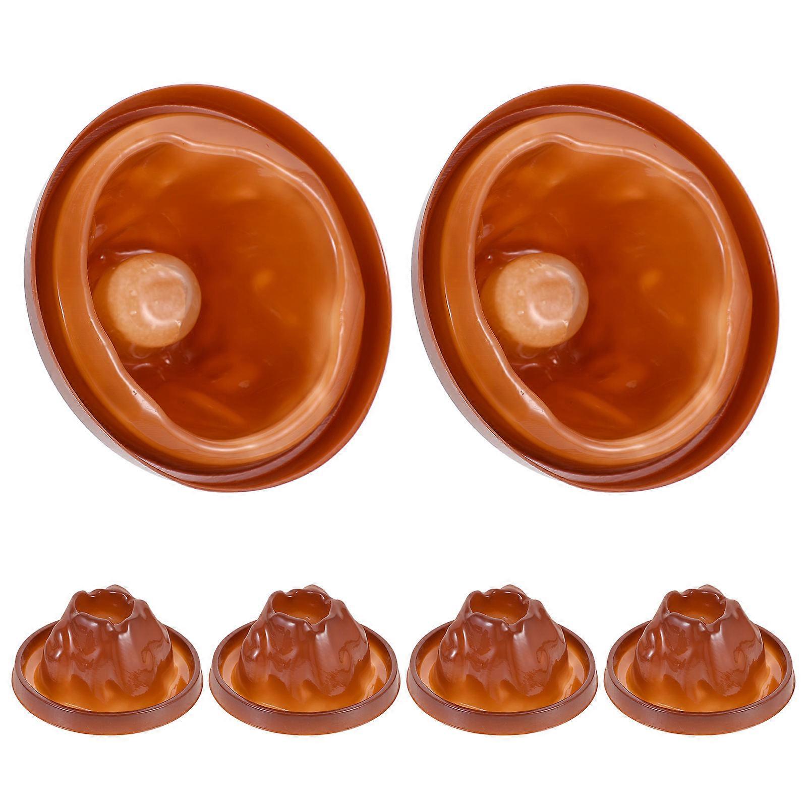 6pcs DIY Volcano Model Shells for Science Projects – Educational and Creative Eruption Props