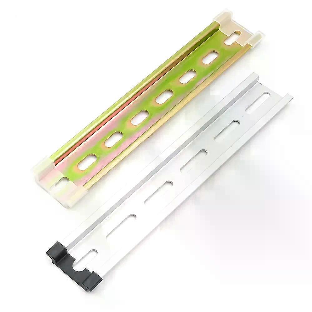 10Pcs C45 35mm DIN Rail Protective End Caps Scratchproof Durable ElectricalEnhancement