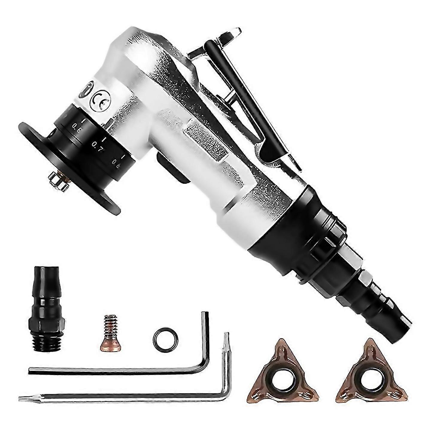 For 2 in 1 mini air chamfering tool 5adjustment pneumatic chamfering
