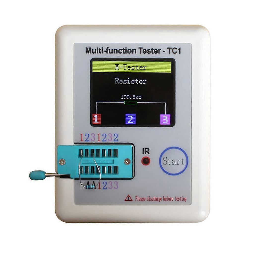 Transistor Tester Digital Triode MOSFET JFET Capacity Meter Portable Multifunctional Resistance Detector for Electricians