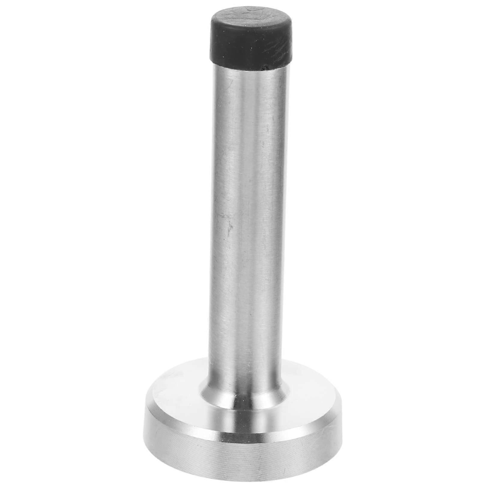 Stainless Steel Door Stopper Set of 2 with Noise-Dampening Rubber Tip, Durable Scratch Protection for Doors and Walls