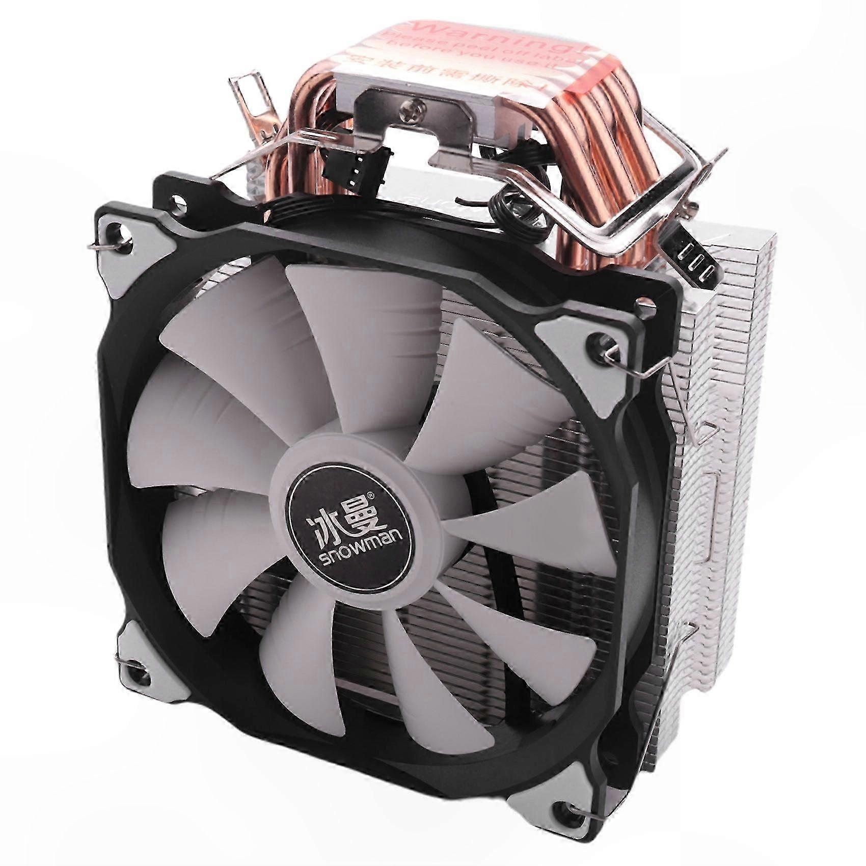 CPU Cooler with 6 Heatpipes and 12cm Fan, Compatible with LGA775, 1151, 115x, 1366 for Intel Processors